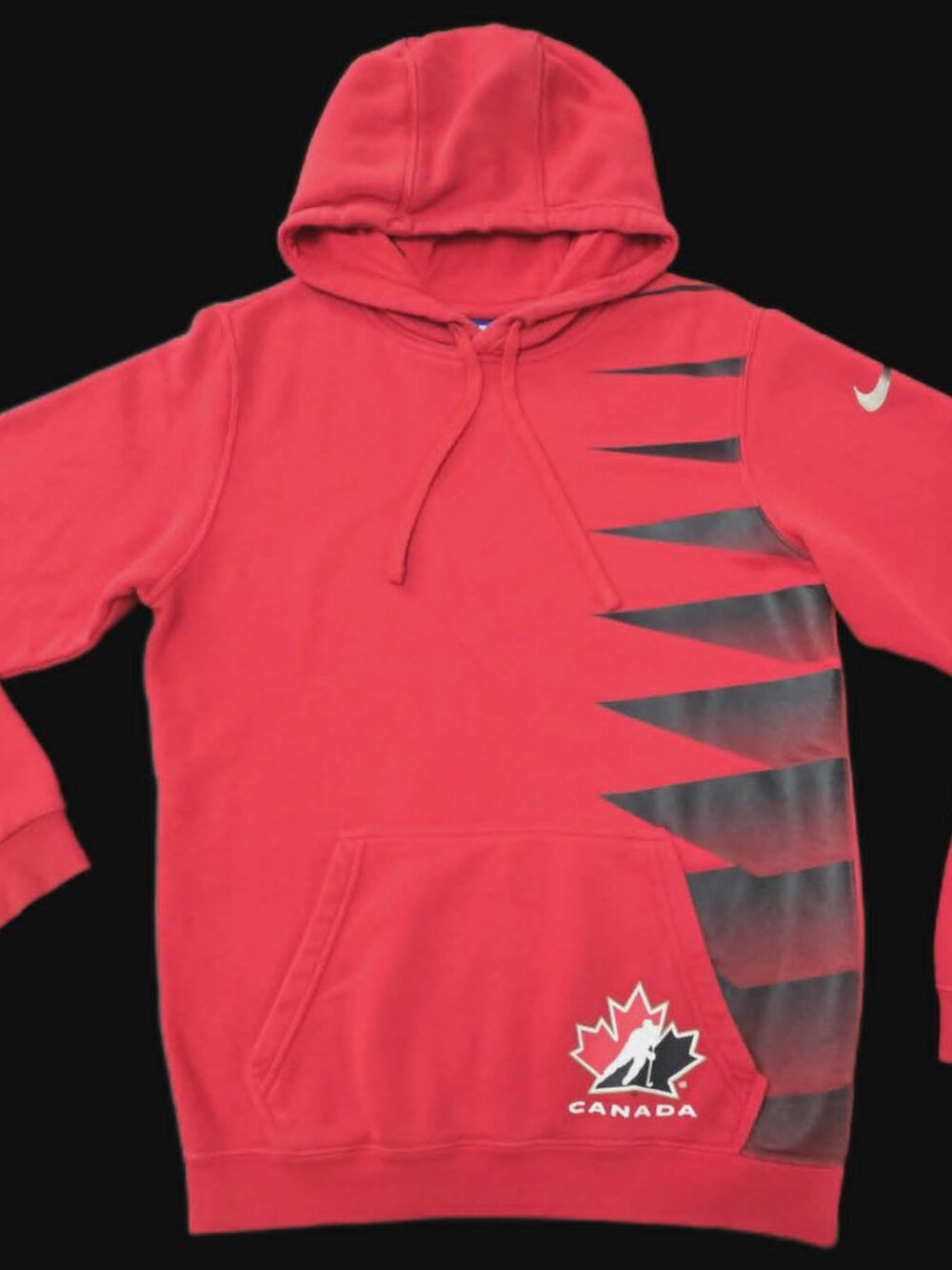 Nike Team Canada Red Pullover Hoodie Size Small